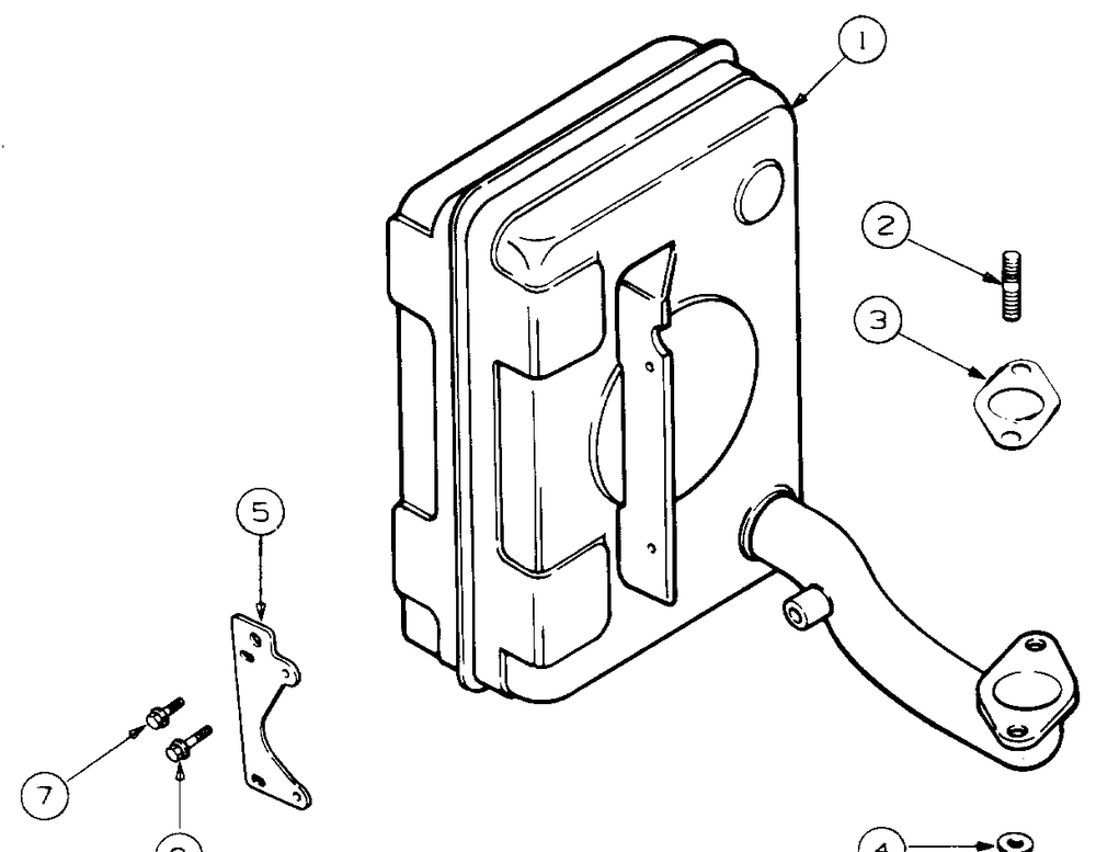 Exhaust Diagram and Parts List for 4815F-PRO 556C465M100 Cub Cadet Lawn Mower